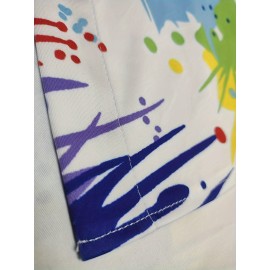 Men's Casual Tie Dye Button Up Short Sleeve Shirt For Summer Beach Resort